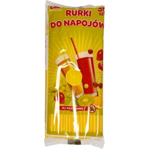 Colorat Yellow paie din plastic 50 buc - Img 2