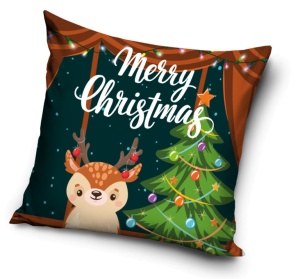Crăciun Cute Reindeer husă pernă 40x40 cm