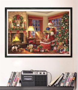 Crăciun Santa's Gift Puzzle Clementoni de 1000 piese - Img 4