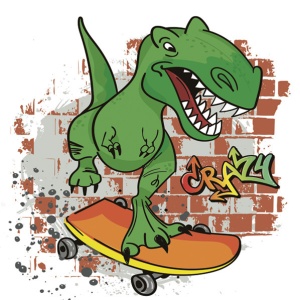 Dinozaur Crazy set de șervețele de 20 33x33 cm