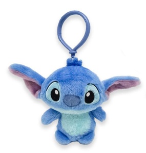 Disney Lilo și Stitch Blue Figurină din pluș 3D cu cârlig, decorațiune pentru geantă 12 cm