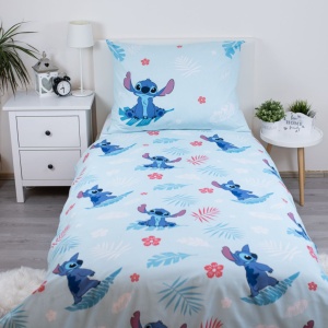 Disney Lilo și Stitch Blue lenjerie de pat 140×200cm, 70×90 cm - Img 3