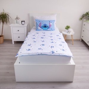Disney Lilo și Stitch Clouds Set lenjerie pat copii 100×135 cm, 40×60 cm - Img 3