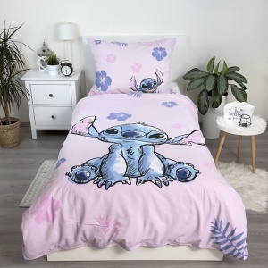 Disney Lilo și Stitch Pink lenjerie de pat 140×200cm, 70×90 cm - Img 2