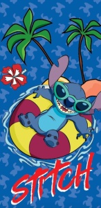Disney Lilo și Stitch Summer Splash prosop de baie, prosop de plajă 70x140 cm (Uscare Rapidă)