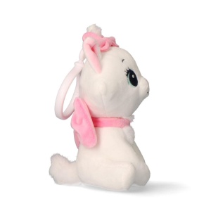 Disney Marie White Figurină de pluș 3D cu agățătoare, decorațiune pentru geantă 13 cm - Img 3