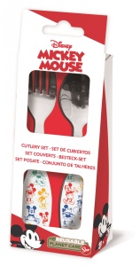 Disney Mickey Fun-Tastic set de tacâmuri din metal - 2 piese - Img 2