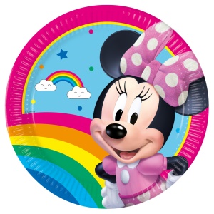 Disney Minnie Makes Me Smile farfurii de hârtie 8 buc 23 cm FSC