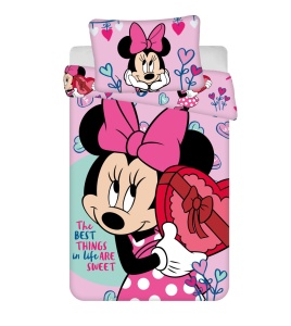 Disney Minnie Sweets lenjerie pentru copii 100×135 cm, 40×60 cm