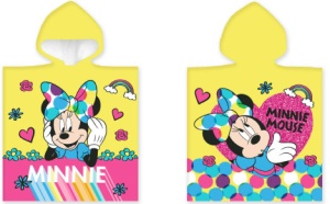 Disney Minnie Yellow poncho prosop de plajă 50x100 cm