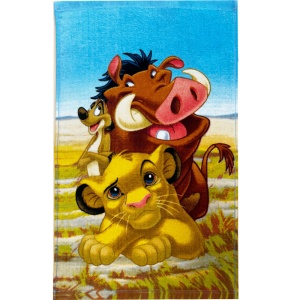 Disney Regele Leu Pride Lands Trio prosop de mâini, prosop de față, prosop 30x50 cm