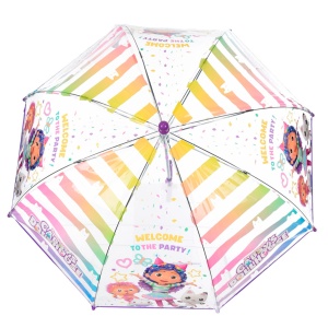 Gabby's Dollhouse Welcome umbrelă transparentă pentru copii Ø72 cm - Img 2