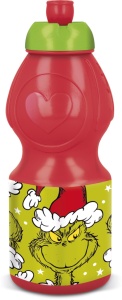 Grinchul Christmas Mischief sticlă sport din plastic 400 ml