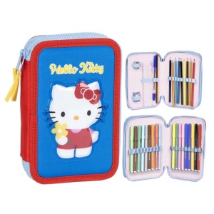 Hello Kitty Blue penar etajat cu două compartimente