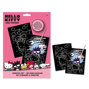 Hello Kitty Friends set de artă prin zgâriere