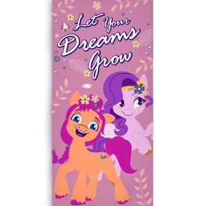 Micul meu ponei Dreams Grow prosop de baie, prosop de plajă 70x140cm