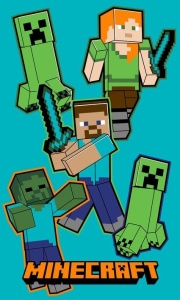 Minecraft Crawler prosop 30x50cm