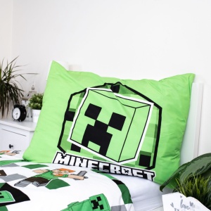 Minecraft Out of the Box set de lenjerie de pat 140×200cm, 70×90 cm microfibre - Img 4