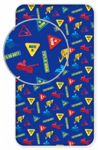 Patrula Cățelușilor Signpost cearșaf cu elastic 90x200 cm
