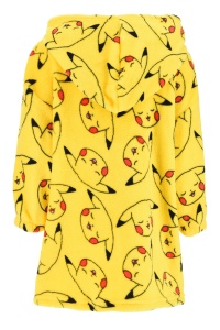 Pokémon Pika cu mâneci patură polară pluș, poncho 4-10 ani - Img 4