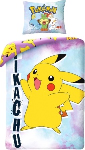 Pokémon Tie-dye husa de pat 140×200cm, 70×90 cm