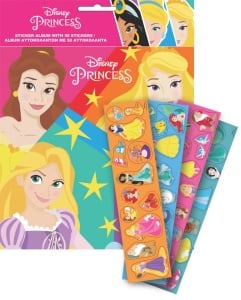 Prințesele Disney Jointly album de autocolante cu 50 de autocolante