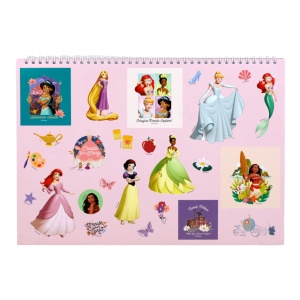 Prințesele Disney Your World Caiet de schițe spirală A/4 cu 40 de file și autocolante - Img 3