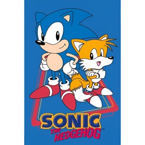 Sonic Ariciul Tails prosop de mână și față, prosop 30x50cm