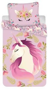 Unicorn set de lenjerie de pat 140×200cm, 70×90 cm
