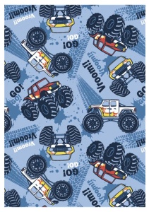 Vehicul Monster Truck Mapă A4 cu elastic