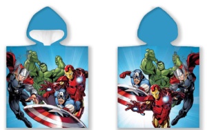 Avengers poncho prosop de plajă 50x100cm