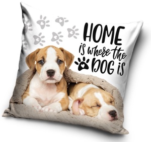 Câine Home husa de pernă 40x40 cm Catifea