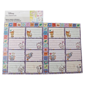 Disney Classics Babies etichetă caiet cu autocolant, set de 16 - Img 2