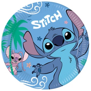 Disney Lilo și Stitch Angel farfurie de hârtie 8 buc 23 cm FSC