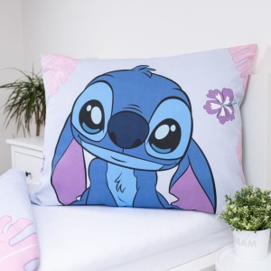 Disney Lilo și Stitch Cute lenjerie de pat 140×200cm, 70×90 cm - Img 4