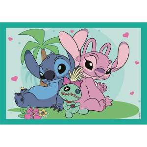 Disney Lilo și Stitch Puzzle Clementoni 4 în 1 - Img 2