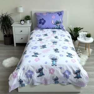 Disney Lilo și Stitch Set de lenjerie de pat Blooming 140×200cm, 70×90 cm - Img 3
