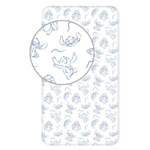 Disney Lilo și Stitch Stellar Waves cearșaf cu elastic 90x200 cm