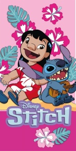 Disney Lilo și Stitch Ukulele Time prosop de baie, prosop de plajă 70x140 cm (Uscare Rapidă)
