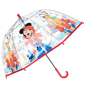Disney Mickey Fun Day umbrelă transparentă pentru copii Ø72 cm