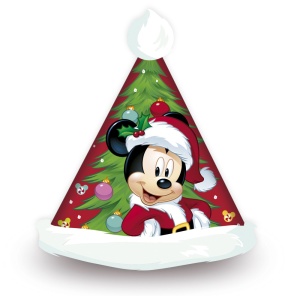 Disney Mickey Tree căciulă de Moș Crăciun 37 cm
