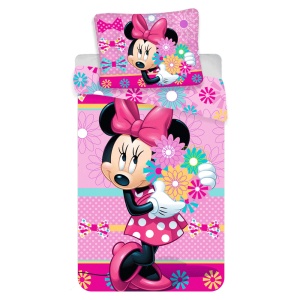 Disney Minnie Bouquet lenjerie de pat 140×200cm, 70×90 cm