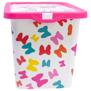 Disney Minnie Edgy Bows cutie de depozitare din plastic 7 L - Img 4