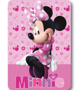 Disney Minnie Lovely Charm pătură polară 100x140cm