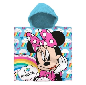 Disney Minnie Rainbows poncho prosop de plajă 60x120 cm