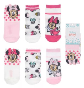 Disney Minnie șosete pentru bebeluși 0-12 luni