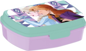 Disney Regatul de gheață Ice Magic cutie amuzantă din plastic pentru sandvișuri