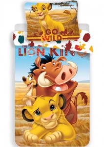Disney Regele Leu Pride Lands Trio set lenjerie de pat pentru copii 100×135cm, 40×60 cm