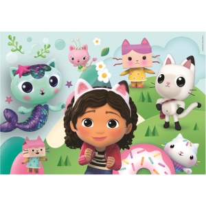 Gabby's Dollhouse Meadow Puzzle Clementoni 2x60 piese - Img 3