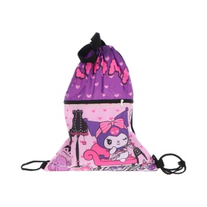 Hello Kitty Kuromi Deluxe geantă de sport, sac de gimnastică 45 cm - Img 2